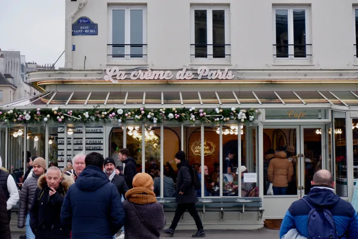 A café in Montmartre